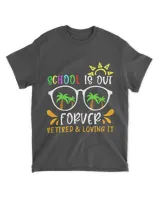 Cool Retired Teacher Retirement Party Teaching Retiree Heart Premium T-Shirt