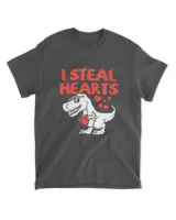 I Steal Hearts Trex Valentines Day