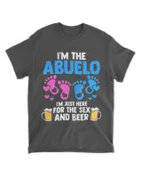 Mens Abuelo Here for the sex and beer Gender Reveal