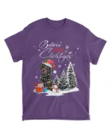 Dachshund Dog Believe in the Magic of Christmas Dog Lover