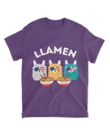 Funny Llama Animal lover 2ramen funny kawaii noodles lovers