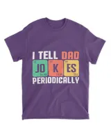 I Tell Dad Jokes Periodically Retro Chemistry Daddy Father