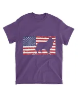 Shetland Sheep Distressed Patriotic All American USA Flag 21
