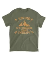 Hiking It's Cheaper Than Therapy T-shirt