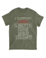 i support lgbt trump 2024 t shirt