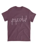 Meow Cat Shirt Meow Kitty Funny Cats Mom And Cat Dad QTCAT202211010035