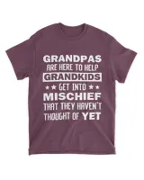 Grandpas Are Here To Help Grandkids Get Into Mischief That Tehy Haven't Shirt