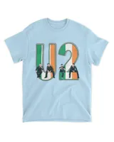 U2 t shirt - U2 with Irish Flag