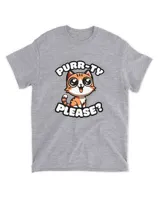 Purr-ty Please - Tiger T-shirt