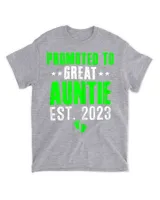 Womens I'm Going To Be An Aunt 2023 Promoted To Great Auntie 2023 T-Shirt