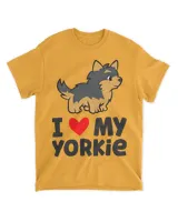 Yorkshire Terrier Dog Owner I Love My Yorkie 9