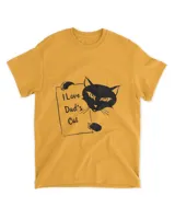 I Love Dads Cat Gift For Friends Lovers Cats90