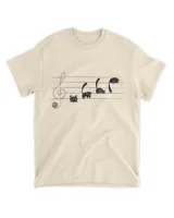 Cute Cat Kitty Music Note Musician Art Music Teacher QTCAT140123A5