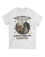 Autism Awareness Shirt What Make Beautiful Otter Mom Gift