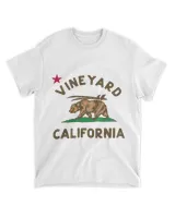 Vineyard California Beach Flag Bear Surf CA Vintage