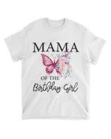 Mama 1st First Birthday Matching Family Butterfly Floral