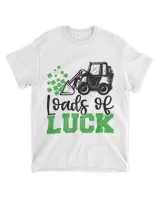 St Patricks Day Shirt Excavator Shamrock Toddler Boys Truck