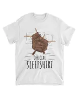 Sleeping Highland Cow Farmer Official Sleepshirt
