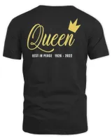 RIP Queen Elizabeth Rest In Peace Elizabeth II 1926-2022 Shirt