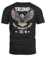 Republican Supporter Trump Take America Back 2024 T-Shirt