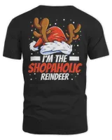 I’m the shopaholic reindeer family matching christmas shirt