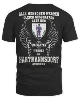 Elle Menschen Werden Gleich Geschaffen Aber Nur Die Besten Werden Im Hartmannsdorf Geboren Shirts