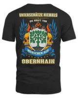 Unterschätze Niemals Die Kraft Von Menschen Aus Obernhain Shirt