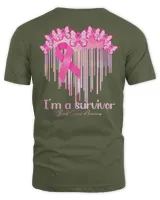 In October We Wear Pink Butterfly Heart Breast Cancer Month T-Shirt