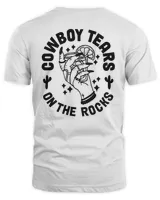 Cowboy Tears Shirt, Graphic Cowboys T Shirt Trendy Country Concert Tee Tequila Shot Western Shirt Cute Shirt Vintage