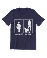 Your Wife My Wife French Bulldog Funny Dog Lovers T Shirt
