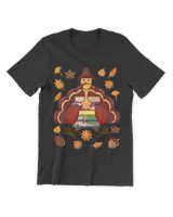 Librarian Book Lover Reader Funny Turkey Thanksgiving Fall