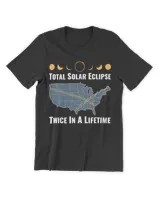 Twice In A Lifetime Solar Eclipse Shirt 2024 Total Eclipse T-Shirt