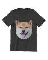 Happy Shiba Inu Shirt Doge Meme Smile Furry Dog