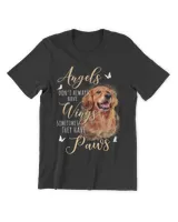 Golden Retriever Angels Have Paws