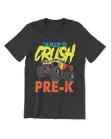 I'm Ready To Crush Pre-K Monster Truck Lover Graphic Print T-Shirt