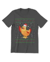 Ugly Xmas Chicken Graphic Funny Ugly Sweater Christmas