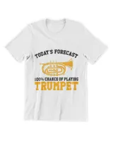Trumpet Player Vintage Todays Forecast 100 Chance Of 21