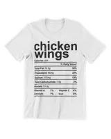 Chicken Wings Nutrition Fact Funny Thanksgiving Christmas