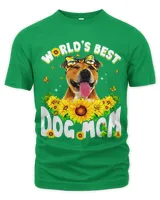 Worlds Best Pitbull Dog Mom Funny Mothers Day