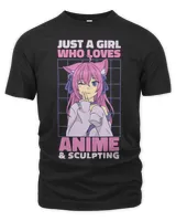 Just A Girl Who Loves Anime Cute Anime and Sculpting