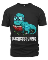 Readasaurus Funny Reading Dinosaur Bookworm Book Reader Meme