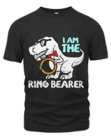 Funny Ring Bearer TRex Dinosaurus Wedding Party Groomsman
