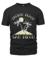 Pacific Beach San Diego Palm Tree Moon Light