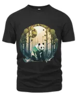 Panda Empress Kawaii and Regal in Chinese Forest