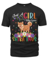 Shiba Inu Dog Lover Just A Girl Who Loves Shiba Inus