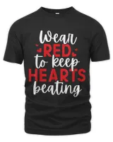Red Keep Hearts Beating Heart Disease Awareness Outfit