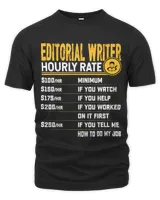 Editorial Writer Hourly Rate Funny Editorial Author