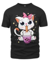 Cat Paws Kawaii Neko Anime Cat Boba Drink Bubble Tea Tapioca
