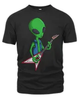 Electric Guitar Alien Musician Musical Super Strat