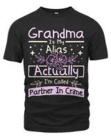 Womens Grandma partner in crime